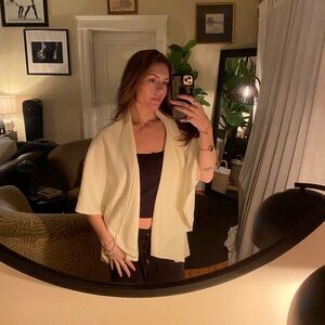 Elegant Cream Women's Shawl